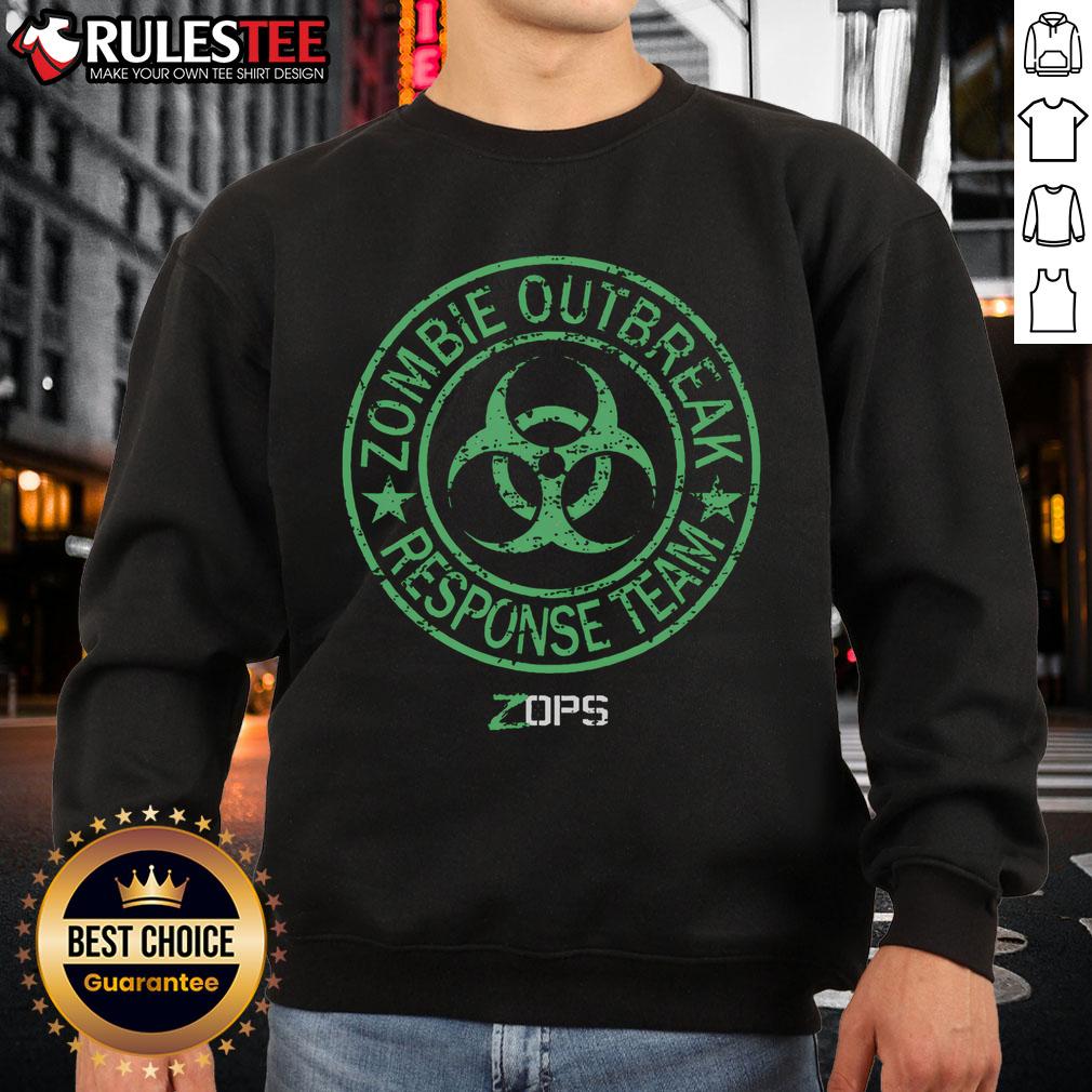Awesome Z Ops Zombie Outbreak Response Team T-Shirt - Image 5