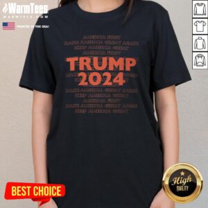 Alternative view of Best Trump 2024 Motif Make America Great Again T-Shirt