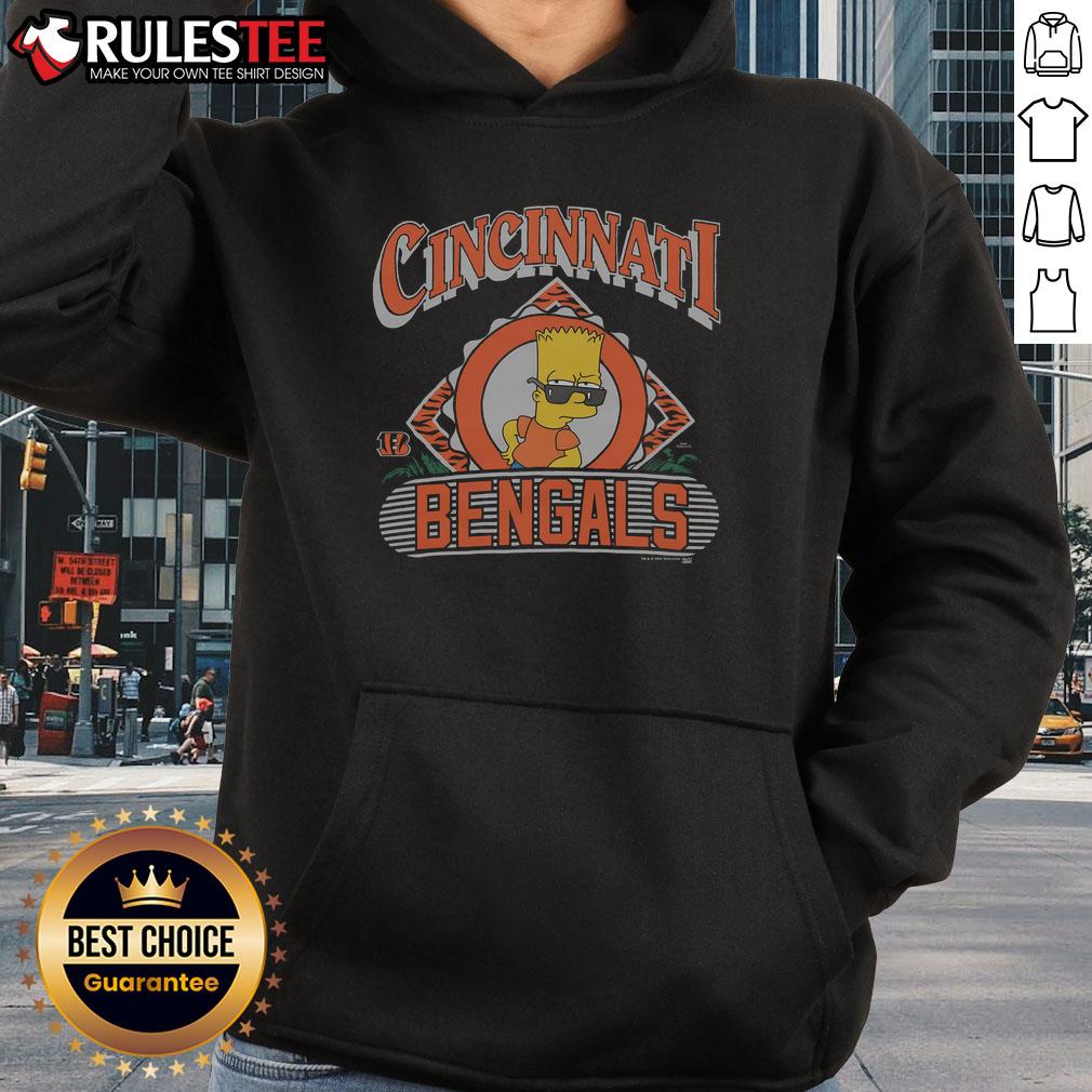 Buce The Simpsons Bart X Cincinnati Bengals T-Shirt - Image 2