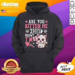 Alternative view of Cute 6th Birthday Girl 6 Year Old Kitten Cat Happy Birthday T-Shirt