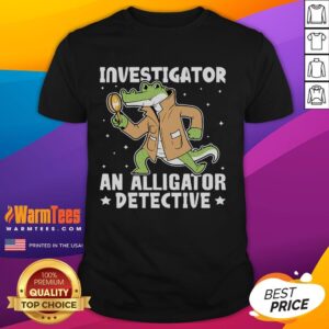 Cute Alligator Investigator An Alligator Detective T-Shirt