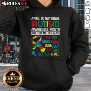 Alternative view of Cute April Is National Autism Awareness Month T-Shirt