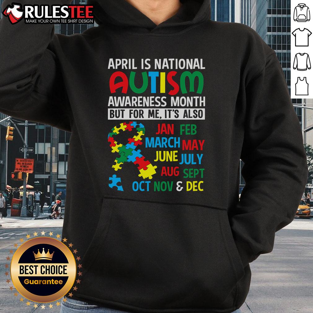 Cute April Is National Autism Awareness Month T-Shirt - Image 2