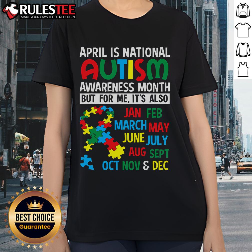 Cute April Is National Autism Awareness Month T-Shirt - Image 3