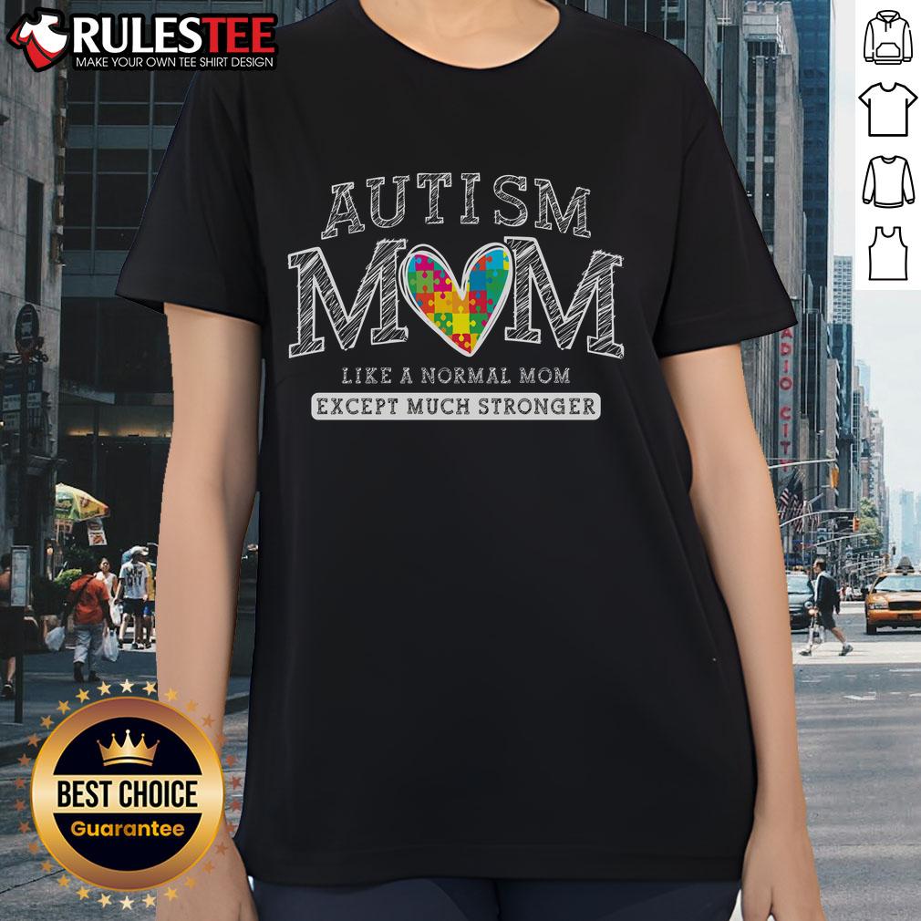 Cute Autism Mom Autism Awareness Autistic Art Tal Health T-Shirt - Image 3