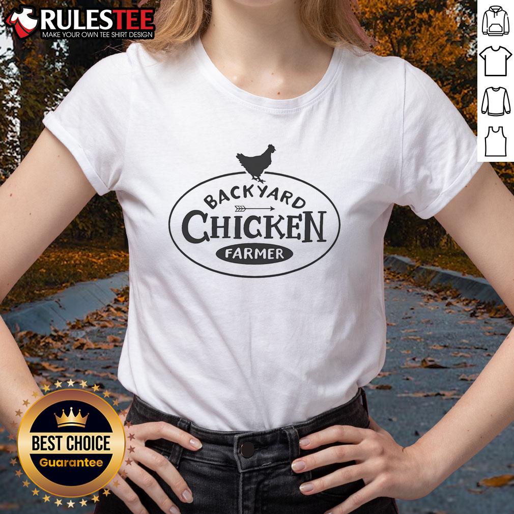 Cute Backyard Chicken Farmer Chicken Lover T-Shirt - Image 3