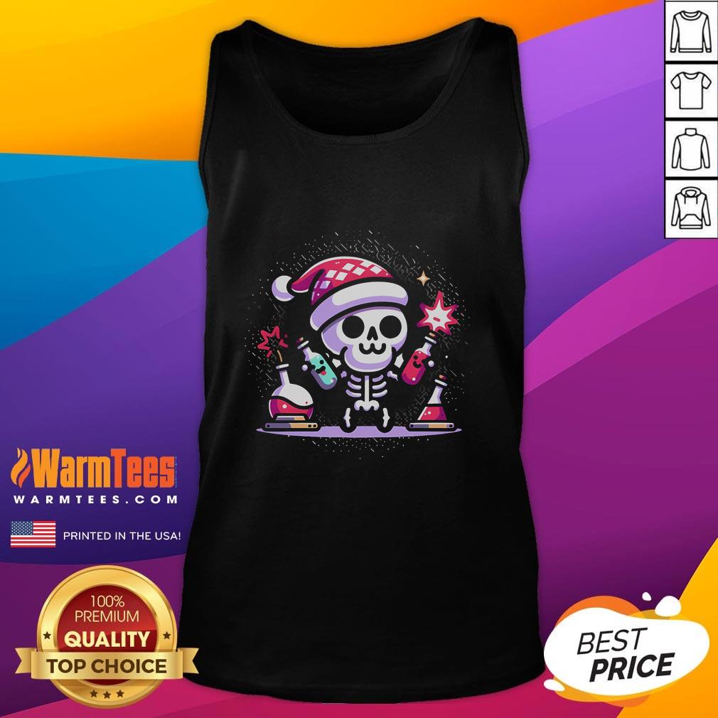 Cute Bare-Bones Science At It's Best Skeleton T-Shirt - Image 4