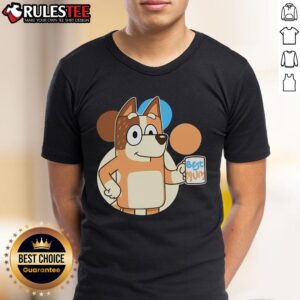 Cute Bluey Orange Mum Best Mum T-Shirt