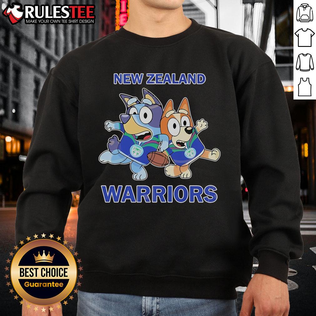 Cute Bluey X New Zealand Warriors T-Shirt - Image 5