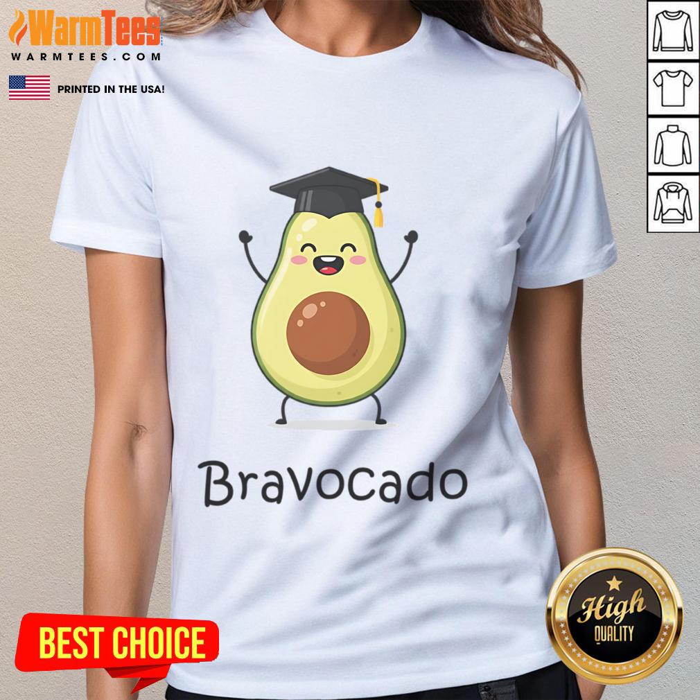 Cute Bravocado Avocado Celebrates Graduation T-Shirt - Image 3
