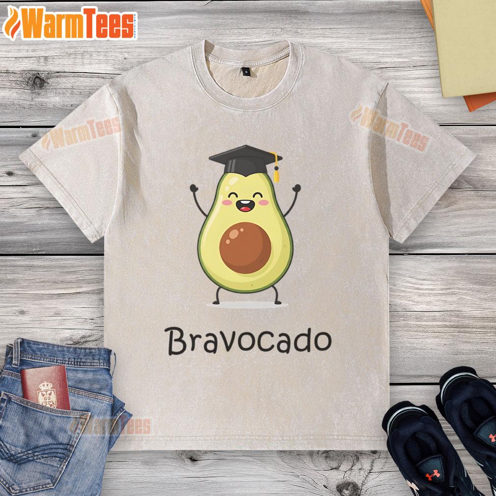 Cute Bravocado Avocado Celebrates Graduation T-Shirt - Image 6