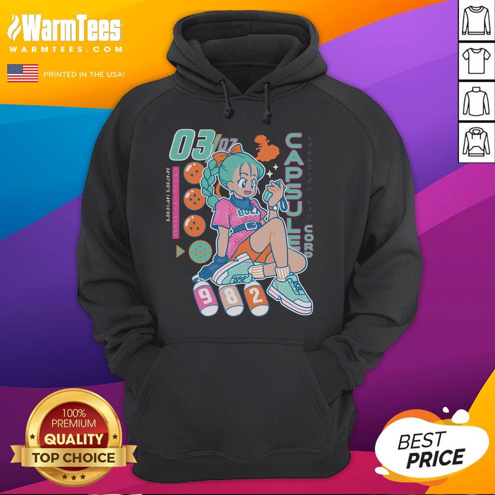 Cute Bulma Boyfriend Detector Capsule Corporation Anime Retro T-Shirt - Image 2