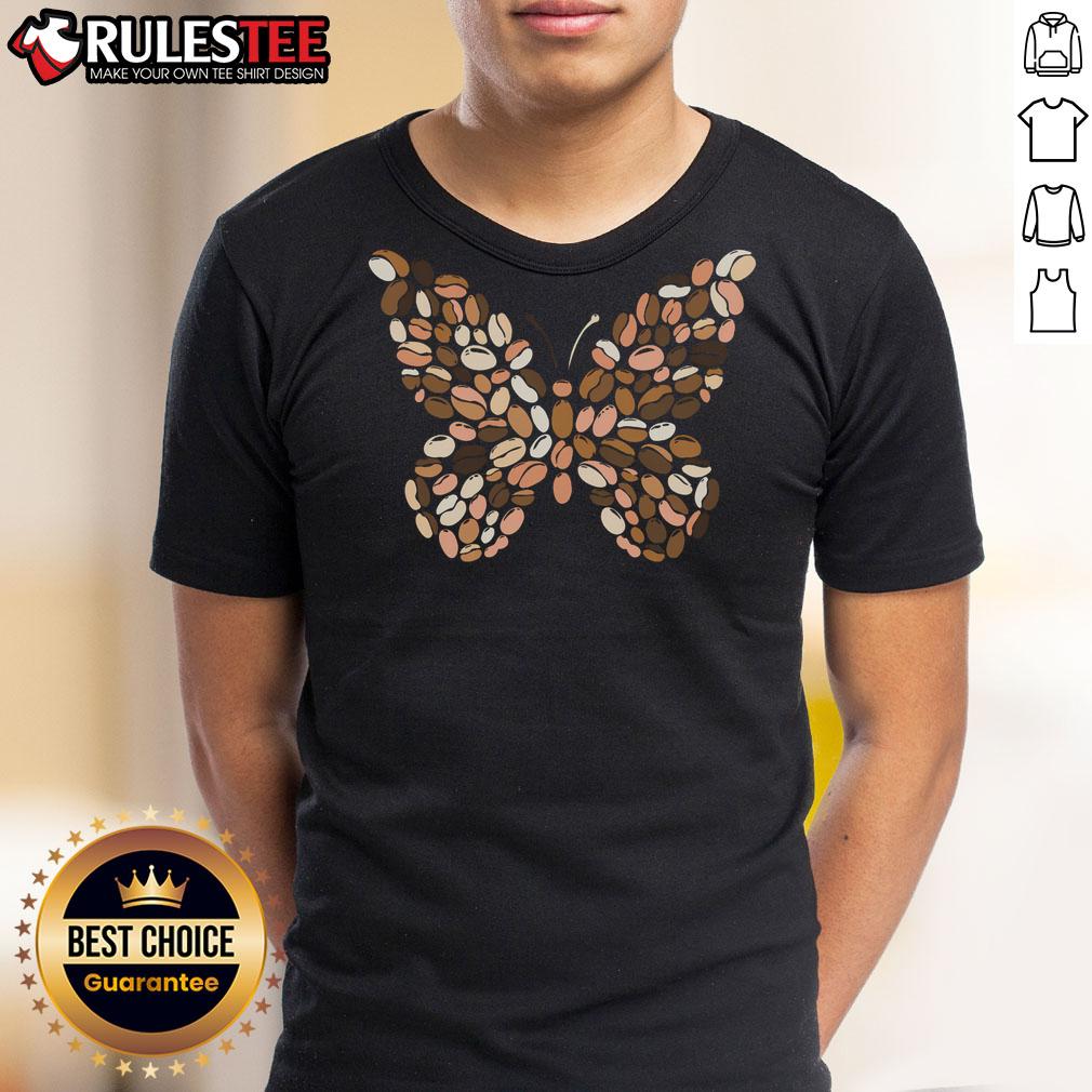 Cute Butterfly Wing Coffee T-Shirt