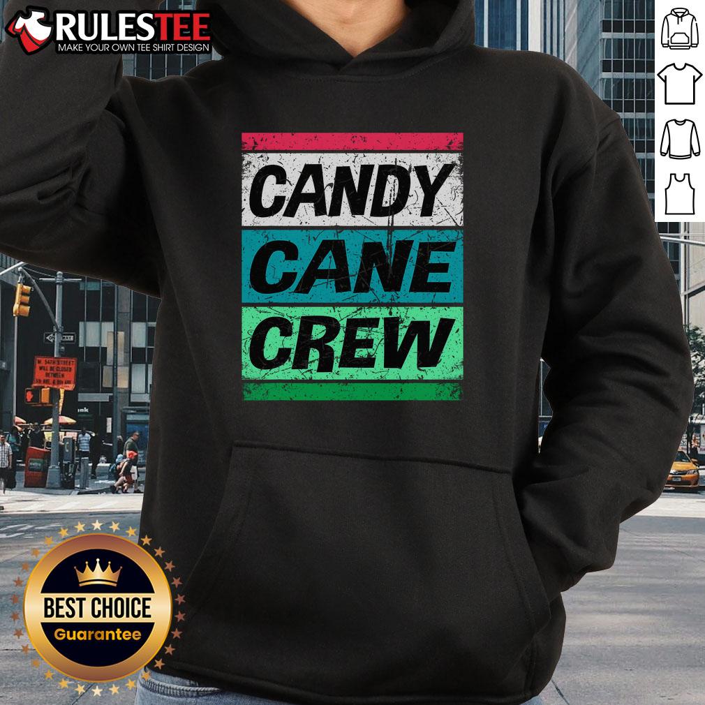 Cute Candy Cane Crew Christmas Xmas T-Shirt - Image 2