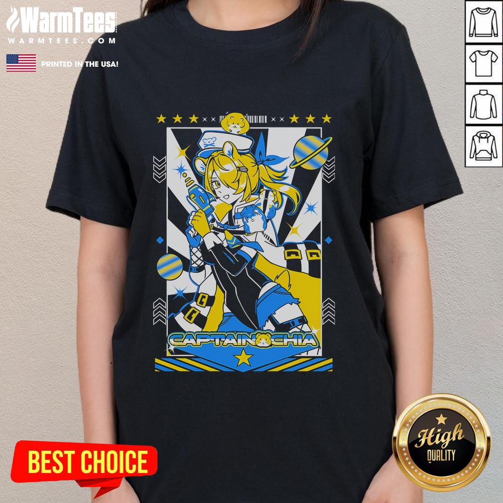 Cute CaptainChia Pirate Ham Vtuber T-Shirt - Image 3