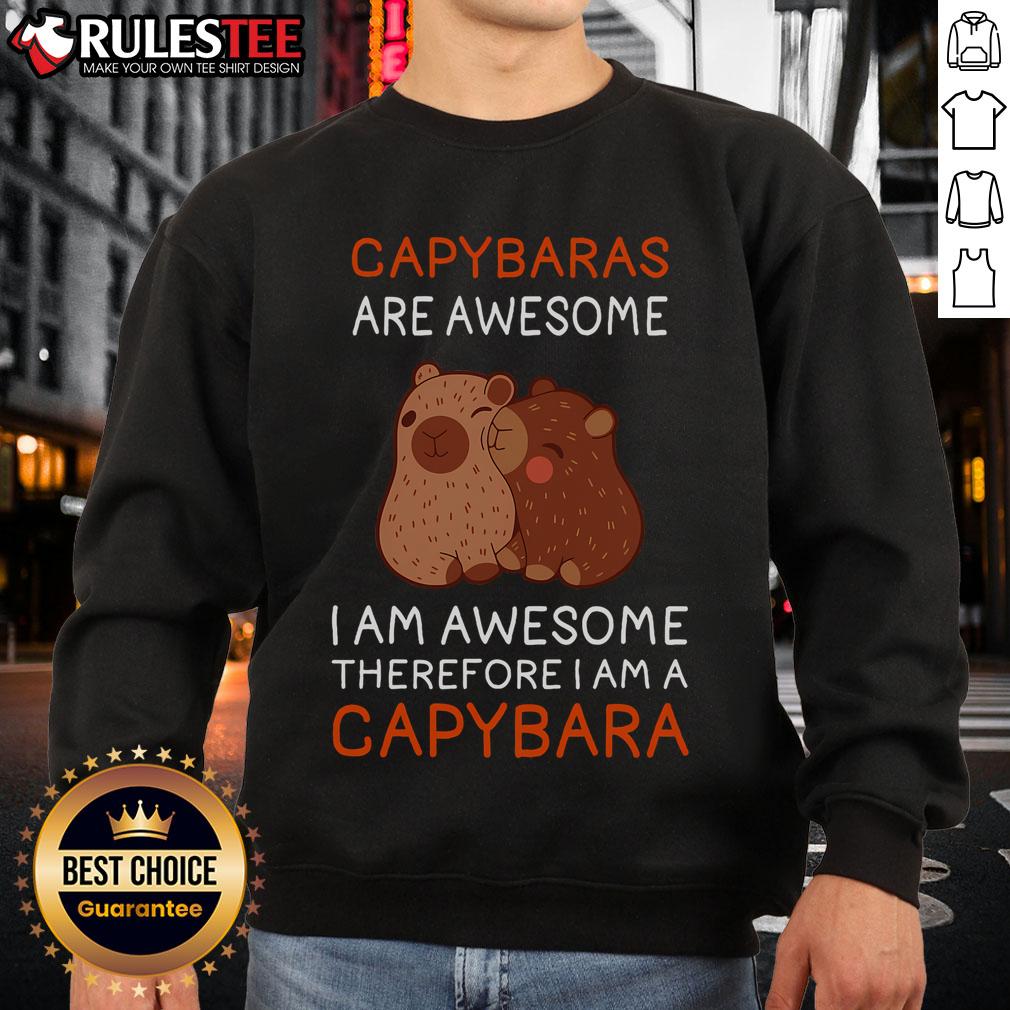 Cute Capybara Capybaras Are Awesome Capybara Lover T-Shirt - Image 5