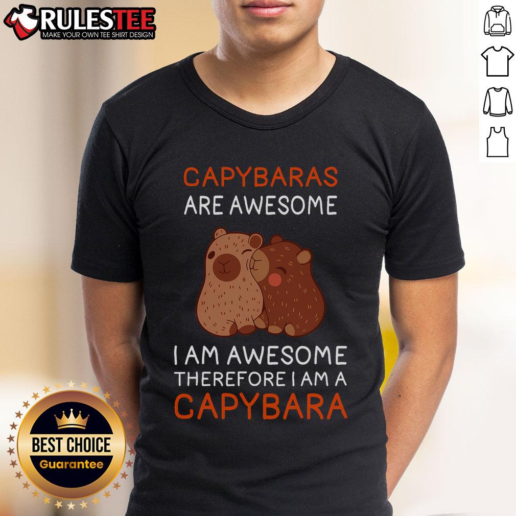 Cute Capybara Capybaras Are Awesome Capybara Lover T-Shirt