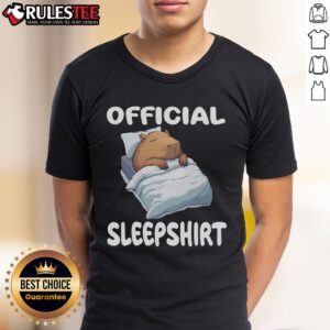 Cute Capybara Sleepshirt Pajamas Nightgown T-Shirt