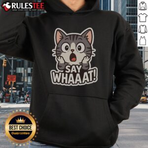 Alternative view of Cute Cat Say Whaaat T-Shirt