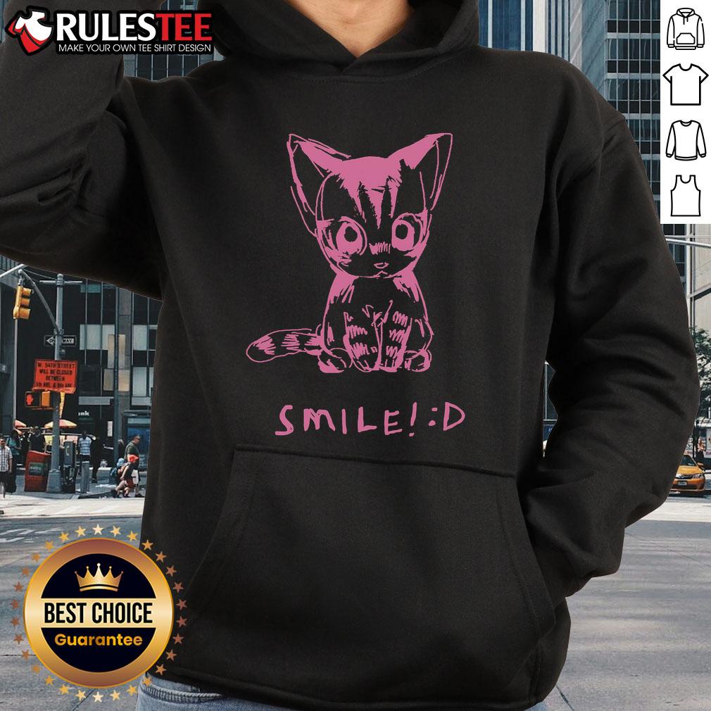 Cute Cat Smile T-Shirt - Image 2