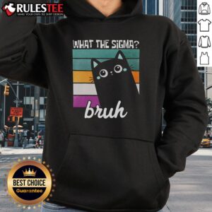 Alternative view of Cute Cat What The Sigma Bruh Funny Meme T-Shirt