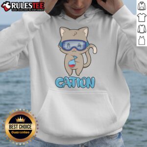 Alternative view of Cute Cation Cute Science Cat Pawsitive Elet Chemistry Teacher T-Shirt
