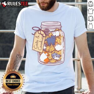 Cute Cats And Cookies Jar T-Shirt