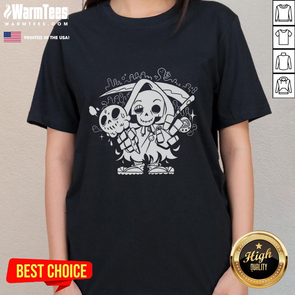 Cute Chill Reaper T-Shirt - Image 3