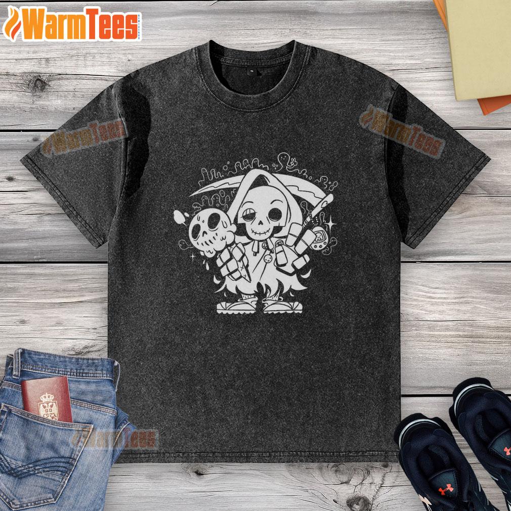 Cute Chill Reaper T-Shirt - Image 6