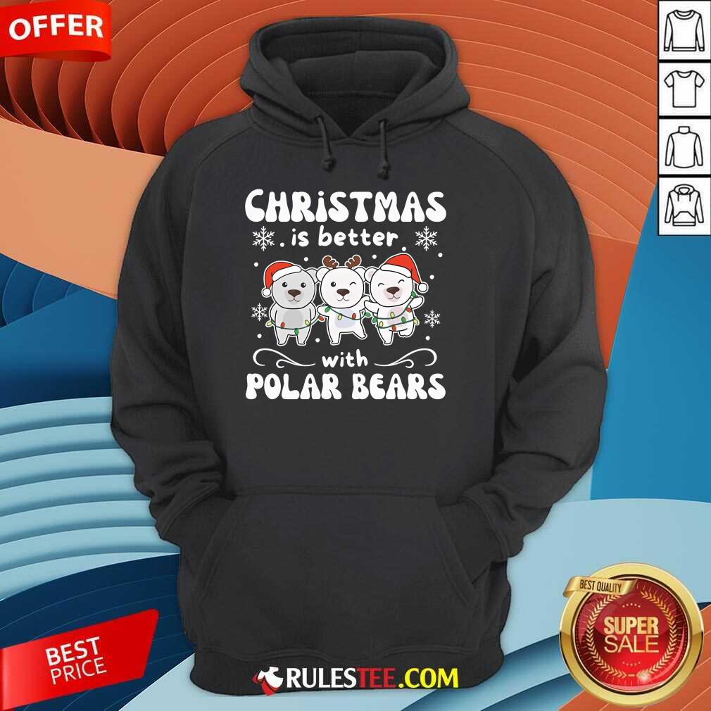 Cute Christmas Is Better With Polar Bears T-Shirt - Image 2