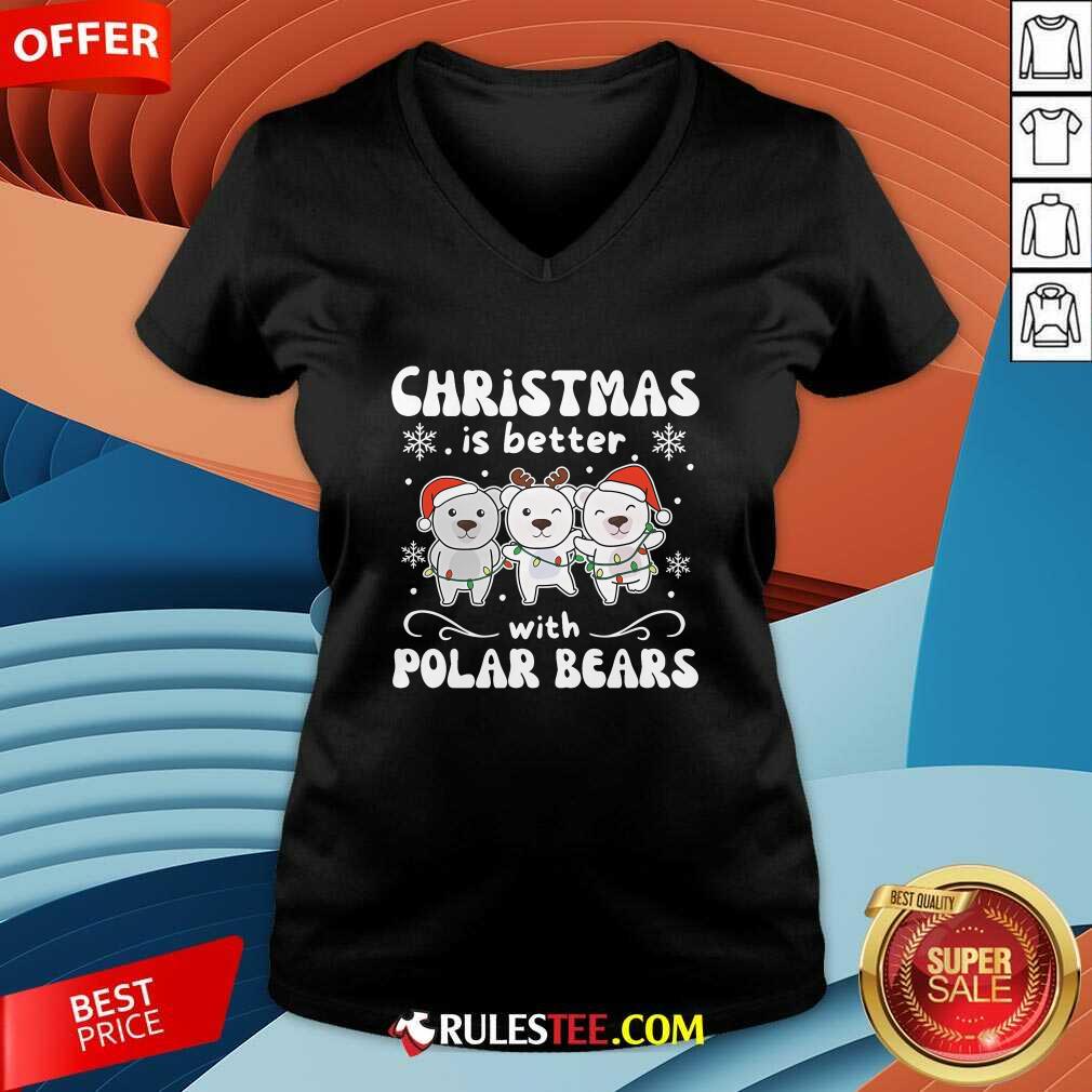 Cute Christmas Is Better With Polar Bears T-Shirt - Image 4