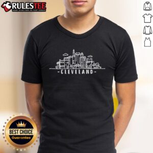 Cute Cleveland Ohio Skyline T-Shirt