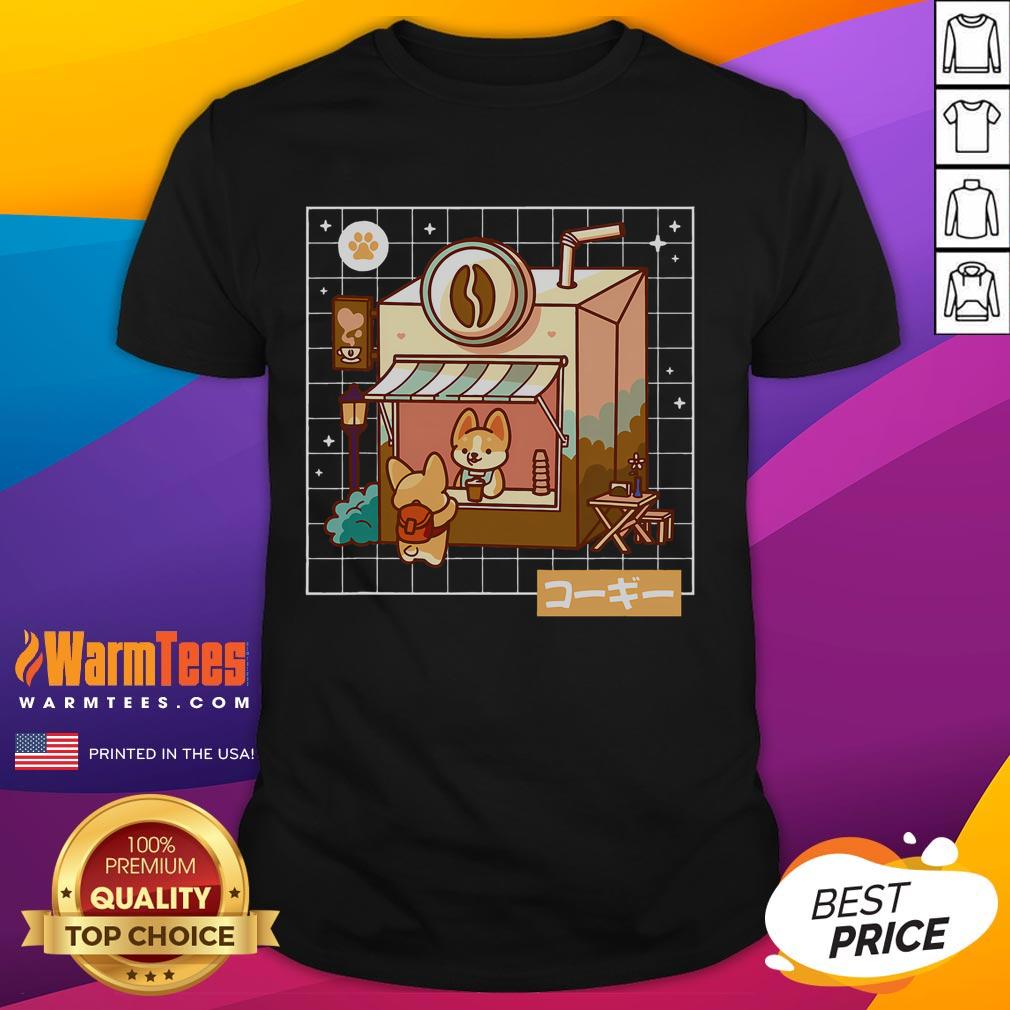 Cute Corgi Dog Lover Kawaii Pembroke Welsh Cute Japanese Anime T-Shirt
