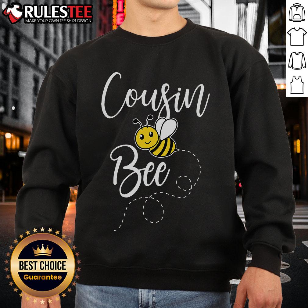 Cute Cousin Of The Bee Day Girl Hive Family Matching Birthday T-Shirt - Image 5