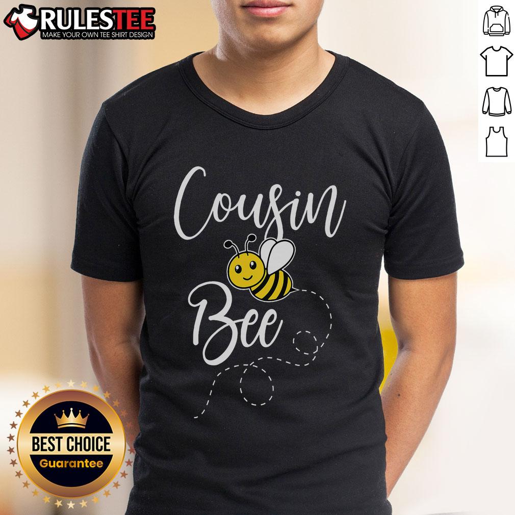 Cute Cousin Of The Bee Day Girl Hive Family Matching Birthday T-Shirt