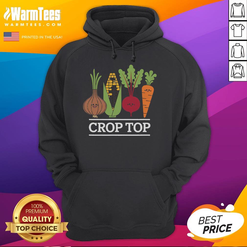 Cute Crop Top Farming Root Vegetable Gardening Farmer T-Shirt - Image 2