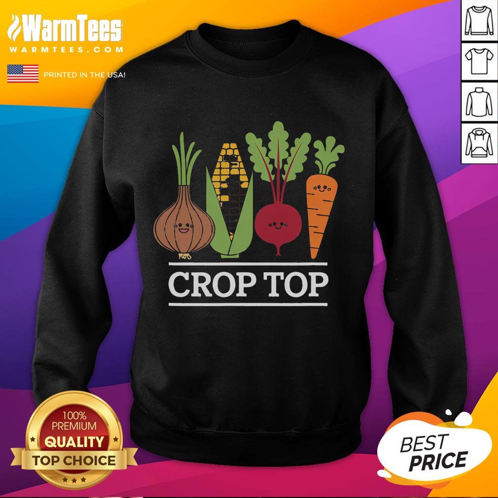 Cute Crop Top Farming Root Vegetable Gardening Farmer T-Shirt - Image 5
