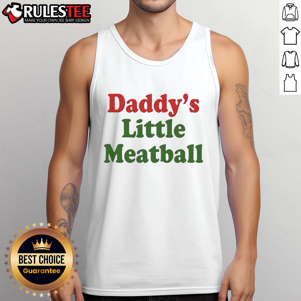 Cute Daddy's Little Meatball T-Shirt - Image 4
