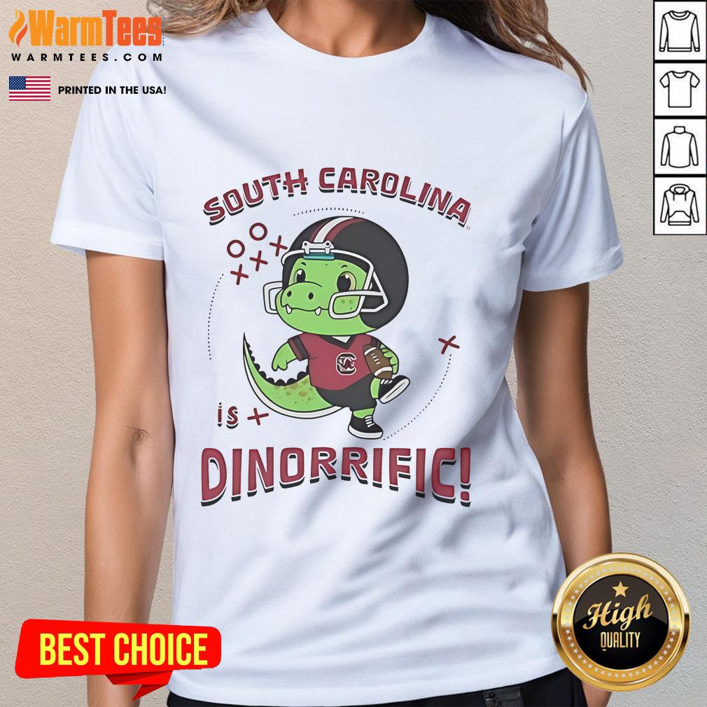 Cute Dinosaur South Carolina Gamecocks Dino-Riffic T-Shirt - Image 3