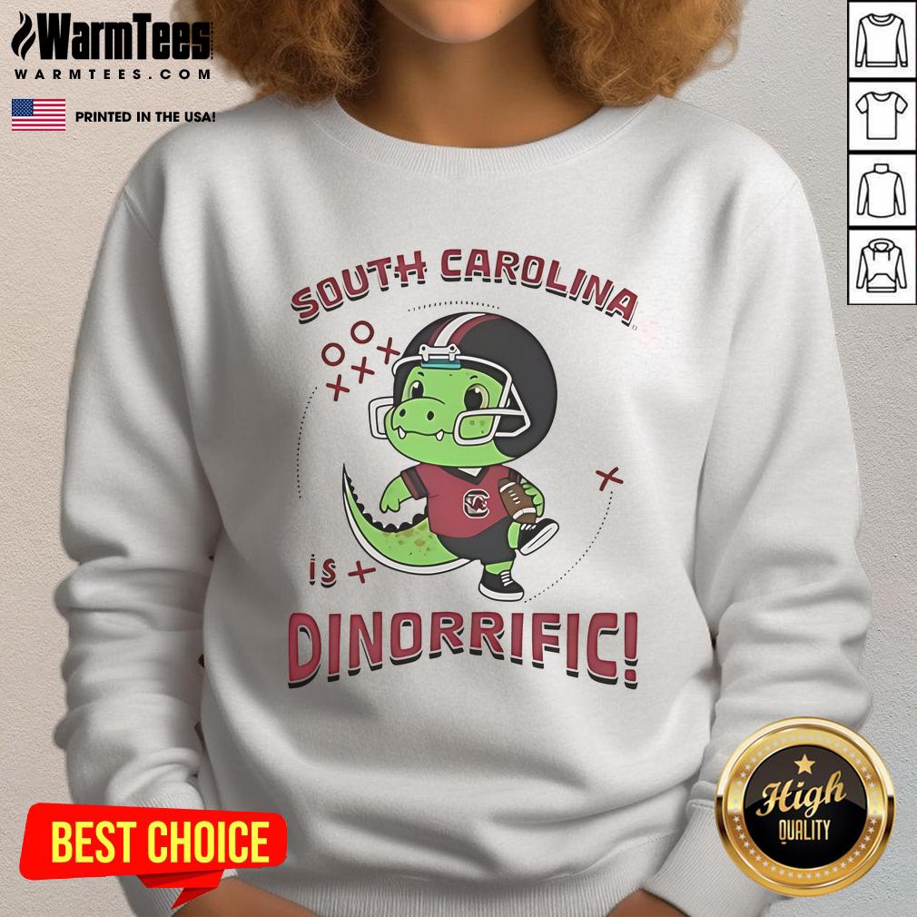 Cute Dinosaur South Carolina Gamecocks Dino-Riffic T-Shirt - Image 5