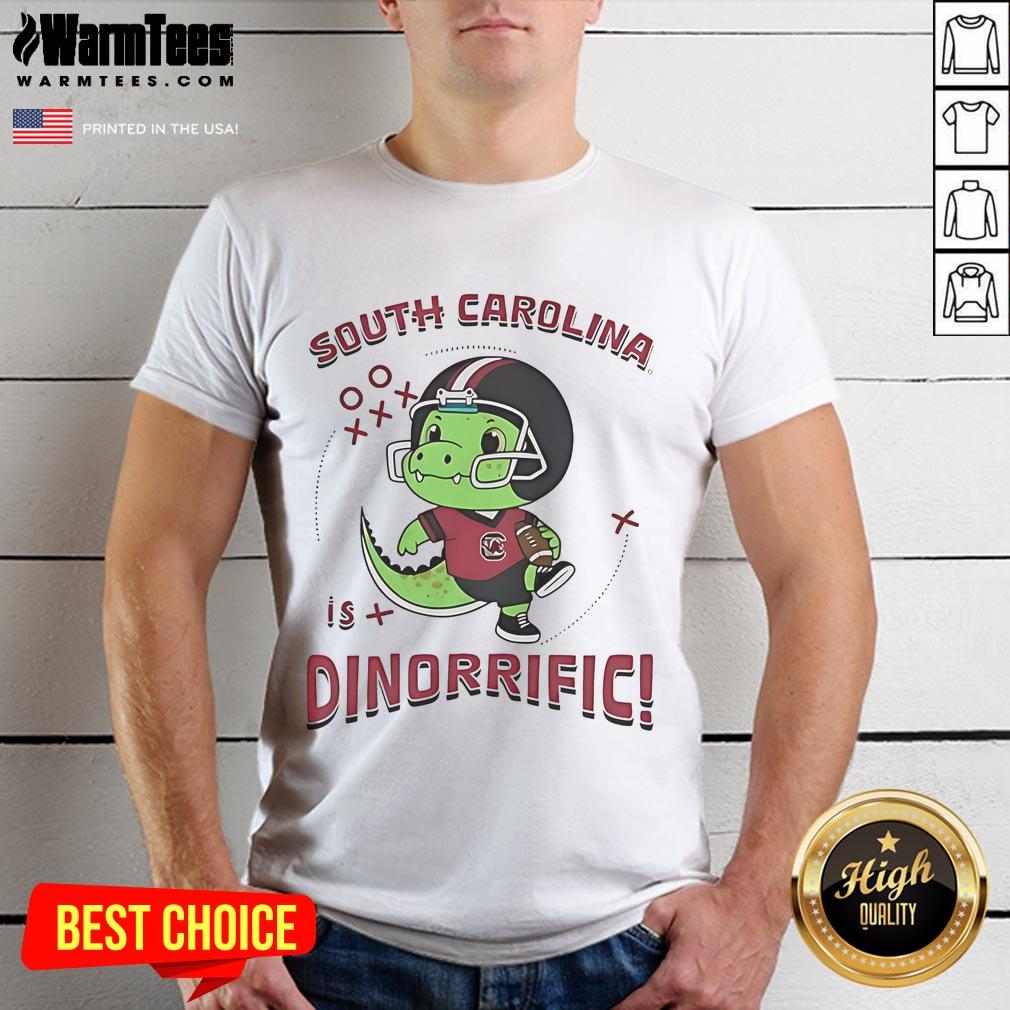 Cute Dinosaur South Carolina Gamecocks Dino-Riffic T-Shirt