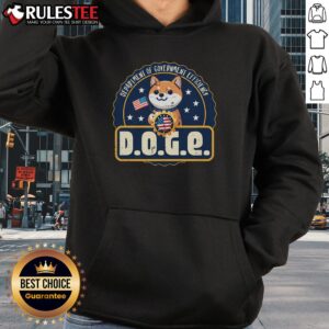 Alternative view of Cute Doge Shiba Inu Cute Department Of Government Efficiency T-Shirt