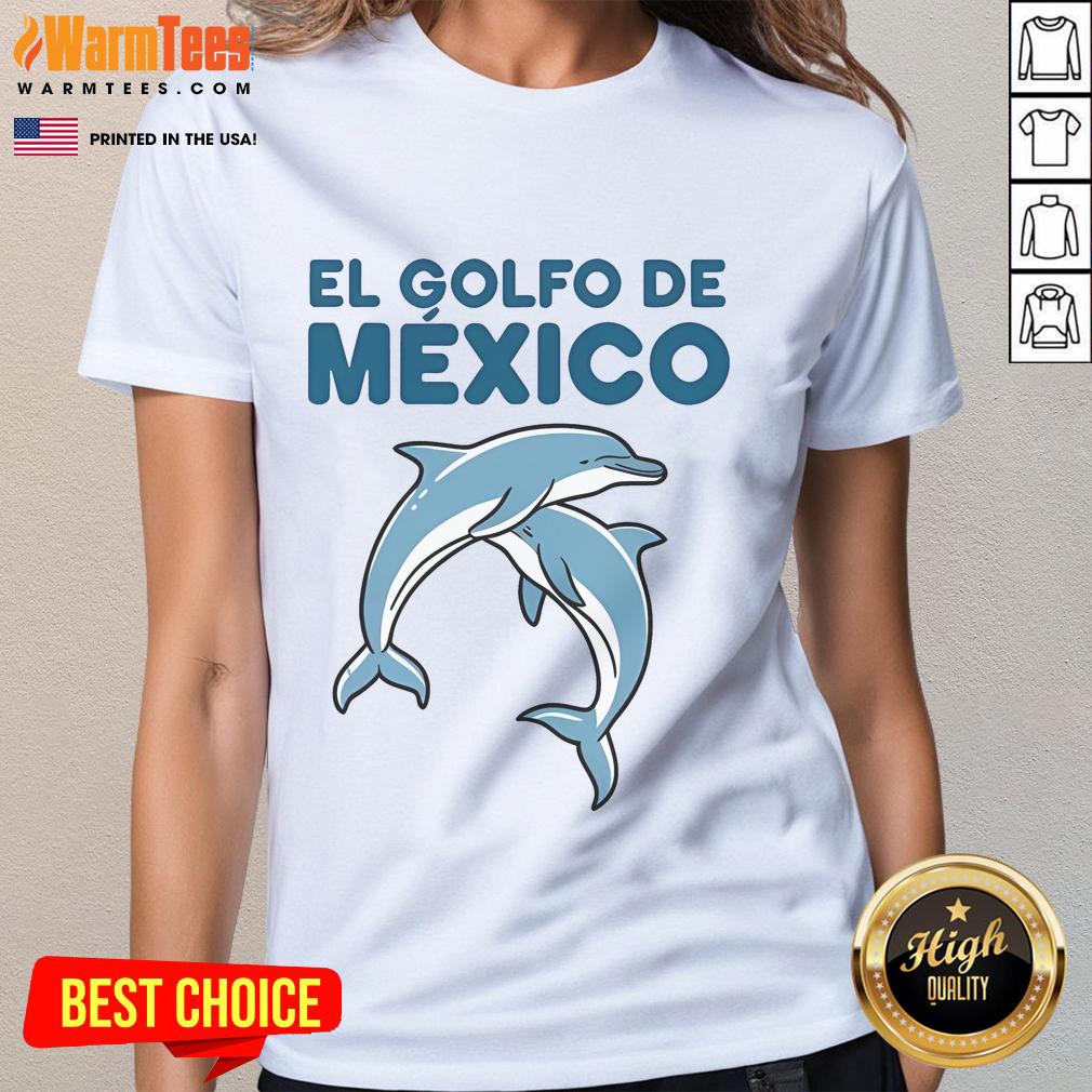 Cute Dolphin El Golfo De México Gulf Of Mexico T-Shirt - Image 3