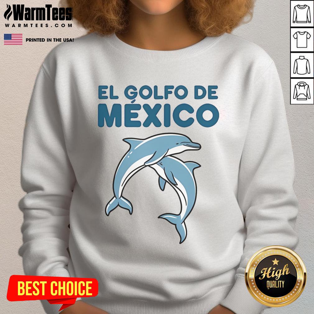 Cute Dolphin El Golfo De México Gulf Of Mexico T-Shirt - Image 5