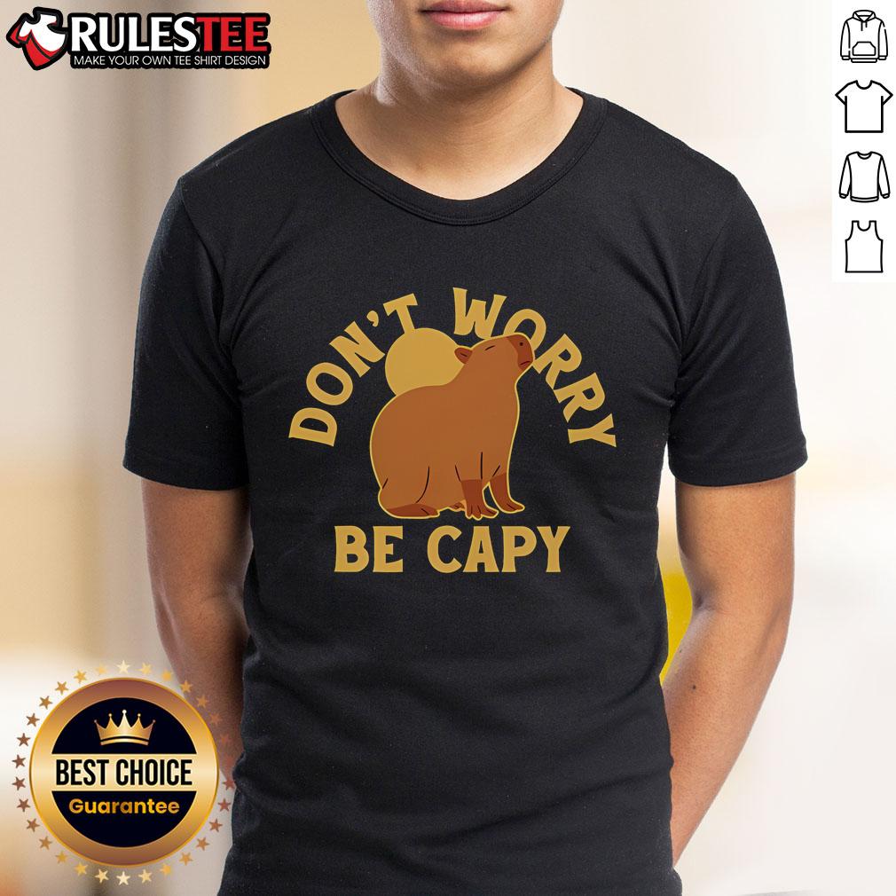 Cute Don't Worry Be Capy T-Shirt