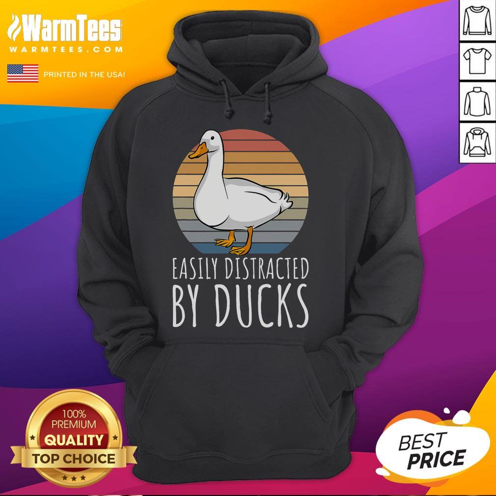 Cute Duck Easily Distracted By Ducks T-Shirt - Image 2