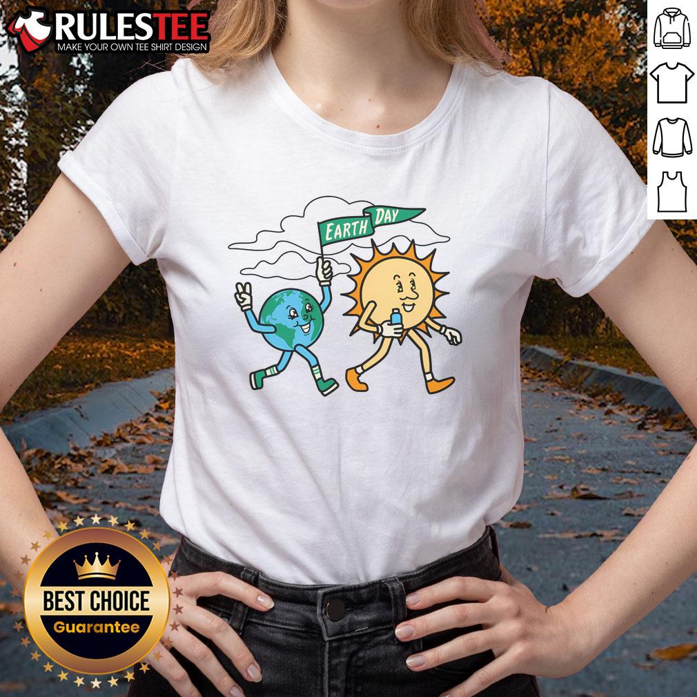 Cute Earth Day Flag T-Shirt - Image 3