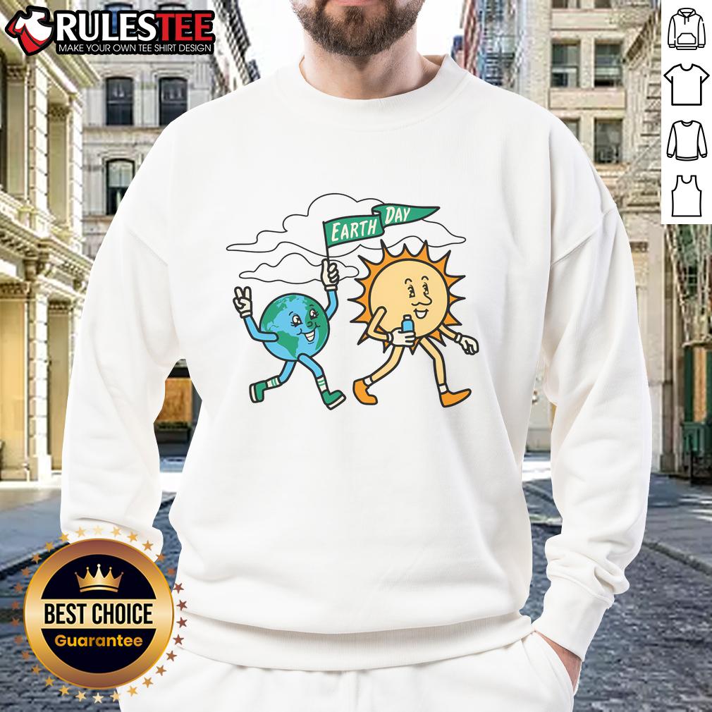 Cute Earth Day Flag T-Shirt - Image 4