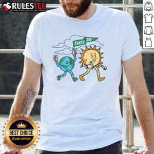 Cute Earth Day Flag T-Shirt