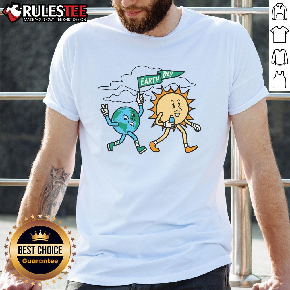 Cute Earth Day Flag T-Shirt
